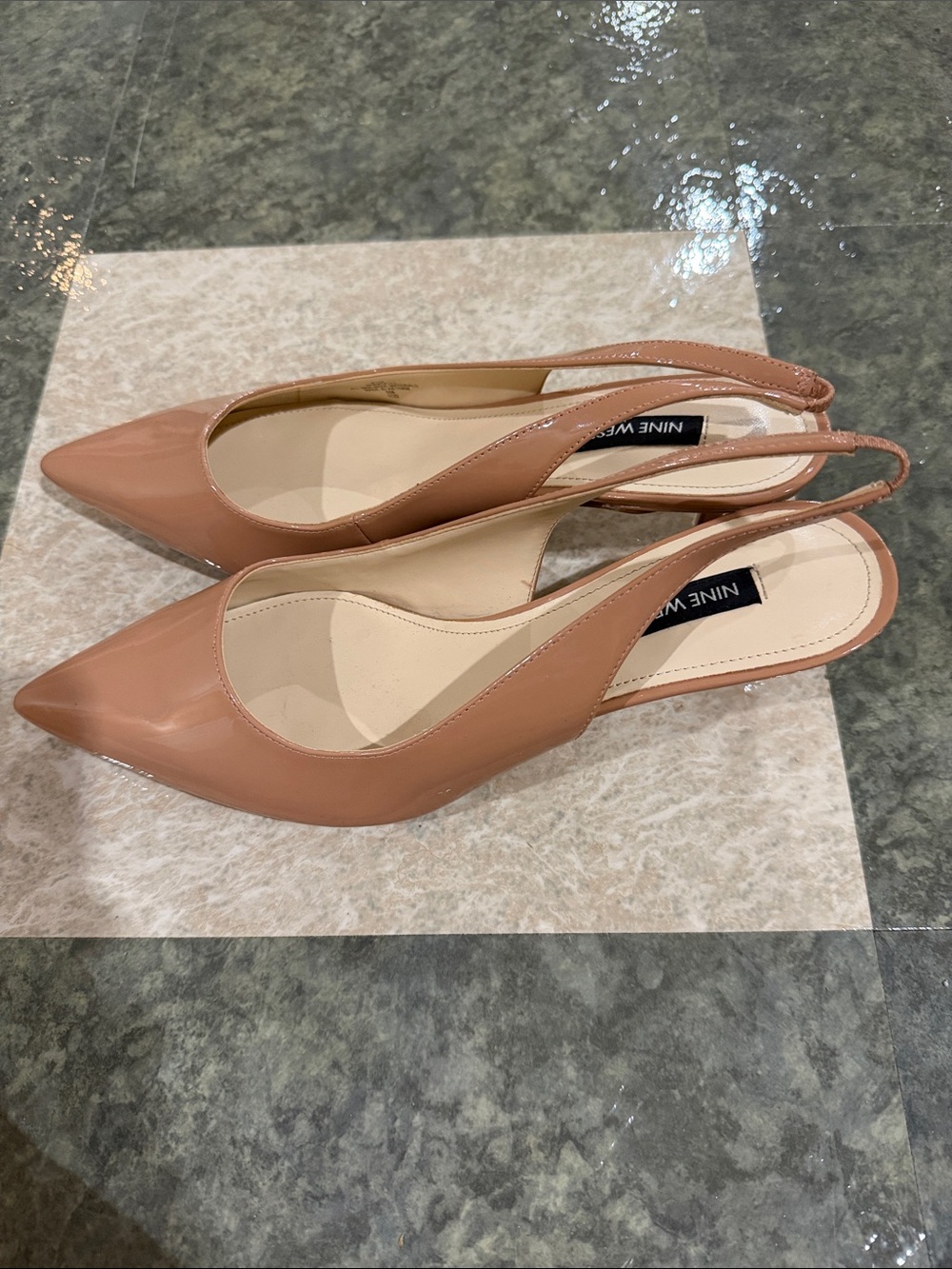 Nine West pointed sling back heels, brand new, never worn! - Picture 2 of 9